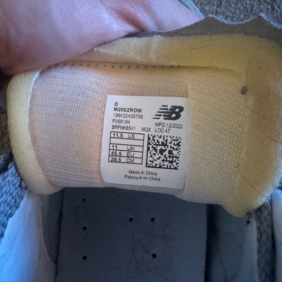 New Balance Light Gray M2002 RDM - Picture 6 of 6